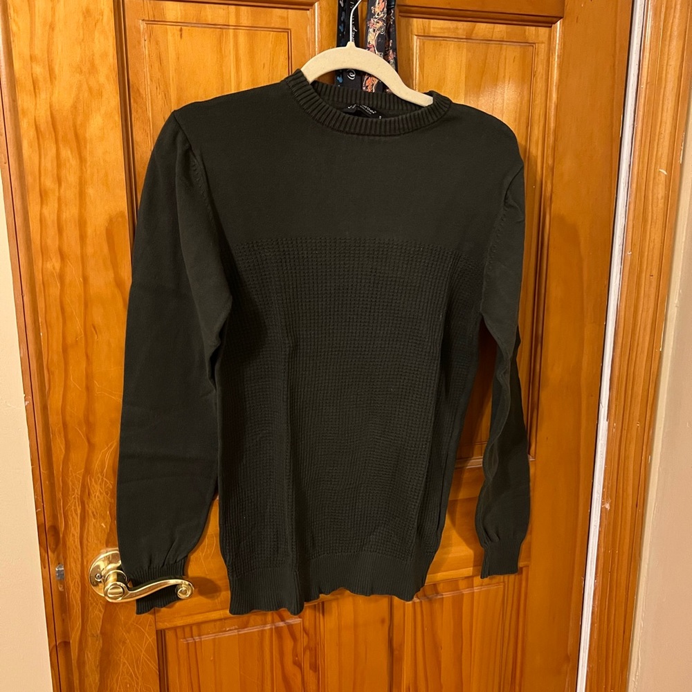 Mens CedarWood State Green Sweater Size Small